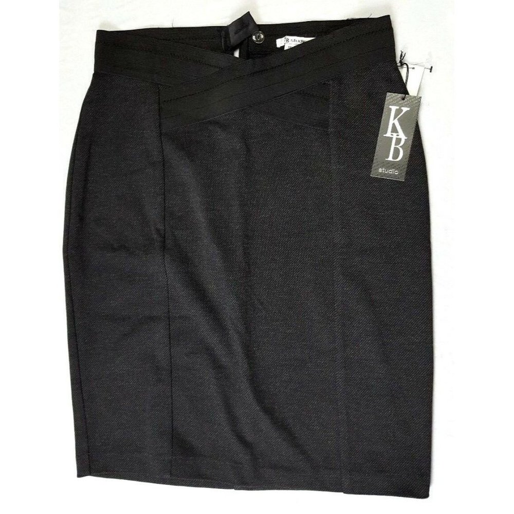 KB Studio Black Skirt Nwts pencil 11220l8ob1
